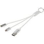 Câble de charge 4-en-1 Metal en aluminium recyclé avec porte-clés – Image 9