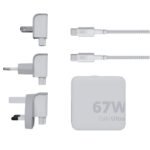 Chargeur de voyage Xtorm XVC2067 GaN Ultra de 67 W avec câble USB-C PD de 100 W – Image 7