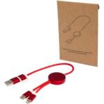 Câble 5 en 1 Alasia en aluminium et plastique recyclés de 30 cm pour la synchronisation des données et la charge rapide de 27 W – Image 9