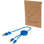Câble 5 en 1 Alasia en aluminium et plastique recyclés de 30 cm pour la synchronisation des données et la charge rapide de 27 W – Image 10