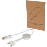 Câble 5 en 1 Alasia en aluminium et plastique recyclés de 30 cm pour la synchronisation des données et la charge rapide de 27 W – Image 11