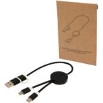 Câble 5 en 1 Alasia en aluminium et plastique recyclés de 30 cm pour la synchronisation des données et la charge rapide de 27 W – Image 12