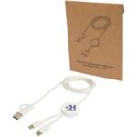 Câble 5 en 1 Citala en plastique recyclé de 150 cm pour la synchronisation des données et la charge rapide de 27 W – Image 3