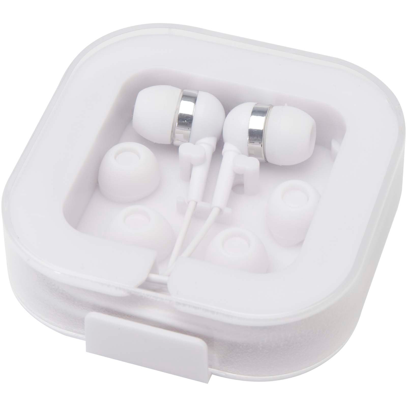 12443701-1 Écouteurs filaires type C Dofida avec étui de rangement en plastique recyclé – Image 1