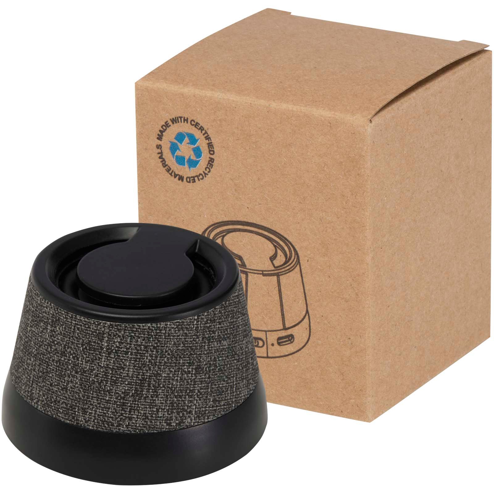 12445290-1 Haut-parleur Horna sans fil magnétique en plastique recyclé de 3 W – Image 1