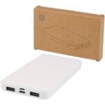 Batterie de secours Intan de 10 000 mAh et 10 W en plastique recyclé