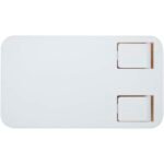 Support de téléphone de bureau Alfirk pliable en plastique recyclé avec détails en bambou – Image 2