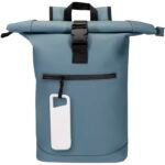 Batterie externe Alkes de 5 000 mAh et 12 W en plastique recyclé résistante à l’eau avec mousqueton – Image 7