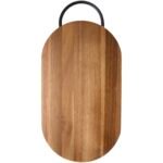 Planche à découper Prestige en acacia avec couteau à pain – Image 3