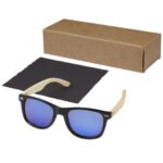 Lunettes de soleil polarisées miroir Taiyō en rPET/bambou dans coffret cadeau – Image 7