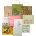 Boîte d'échantillons de sacs en papier Kraft et fabriqués à partir de déchets agricoles – Image 2