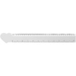 Règle Tait de 30 cm en plastique recyclé en forme de cœur – Image 2