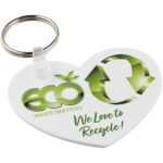 Porte-clés recyclé Taiten forme de cœur – Image 5