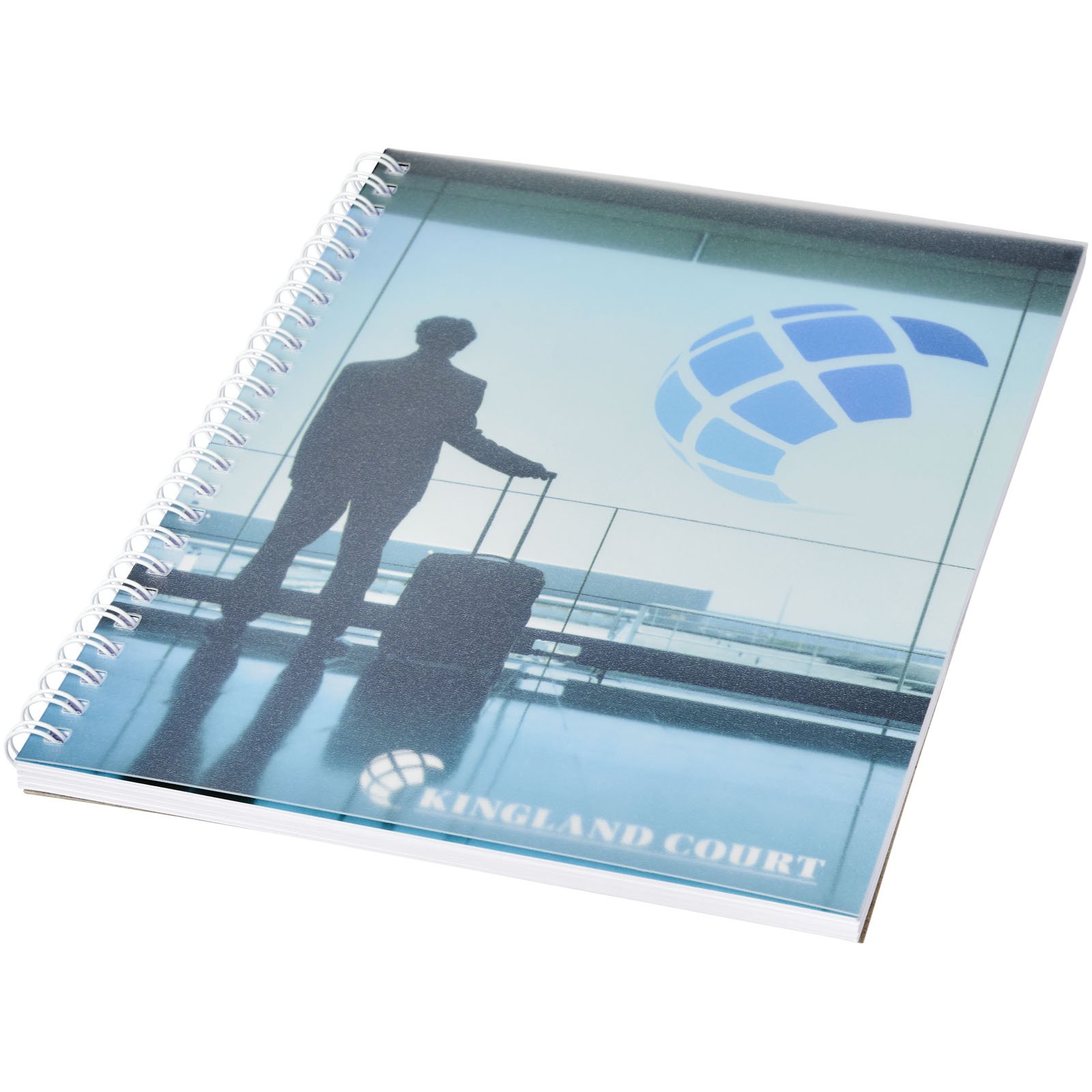 2124700-1 Cahier Desk-Mate® A5 à spirales avec couverture polypropylène – Image 1