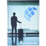 Cahier Desk-Mate® A5 à spirales avec couverture polypropylène – Image 2