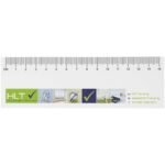 Notes autocollantes recyclées Sticky-Mate® avec règle imprimée 15 cms – Image 2