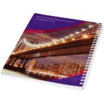 Carnet de notes à spirales A5 Desk-Mate® avec couverture arrière imprimée – Image 3