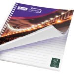 Carnet de notes à spirales A5 Desk-Mate® avec couverture arrière imprimée – Image 5