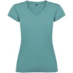 T-shirt Victoria à col en V et manches courtes pour femme