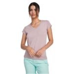 T-shirt Victoria à col en V et manches courtes pour femme – Image 6